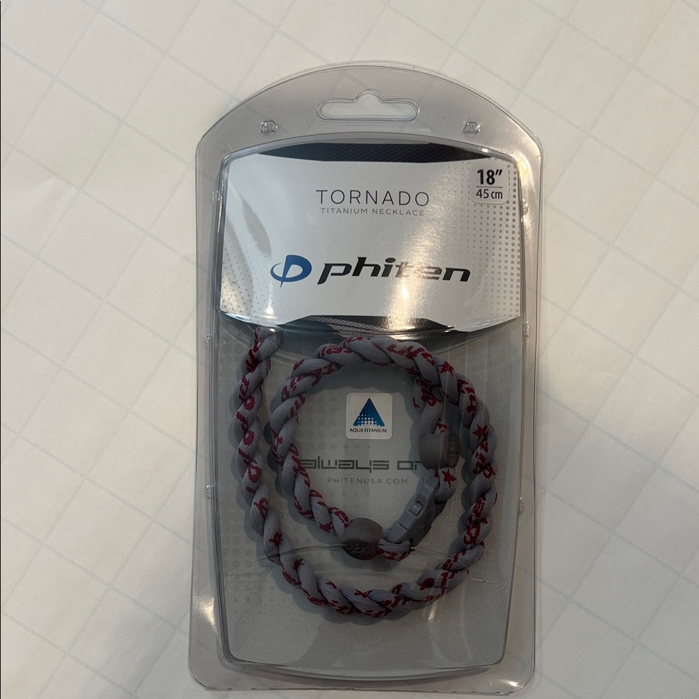 Phiten Tornado Titanium Necklace